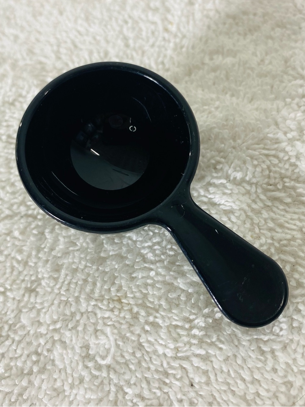 5/$35 Small Black Plastic Replacement Piece Coffee Scoop